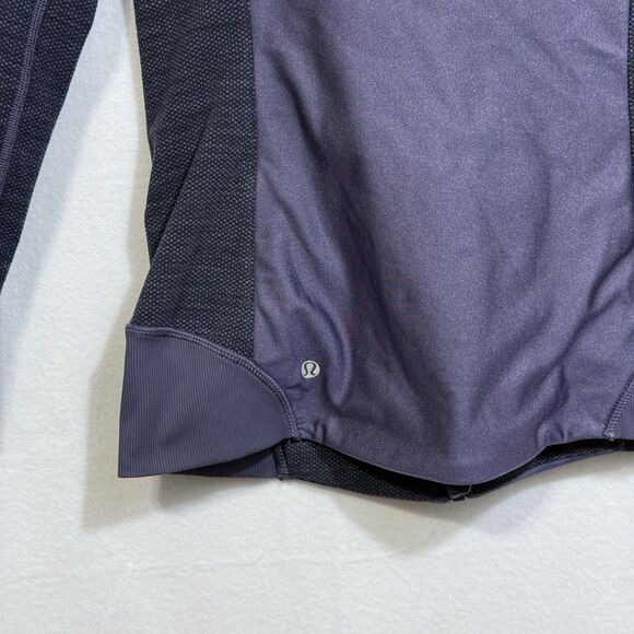 Lululemon Emerge Renewed Jacket Nightfall Purple Jacquard Space Dye Women's 6 - Picture 8 of 10
